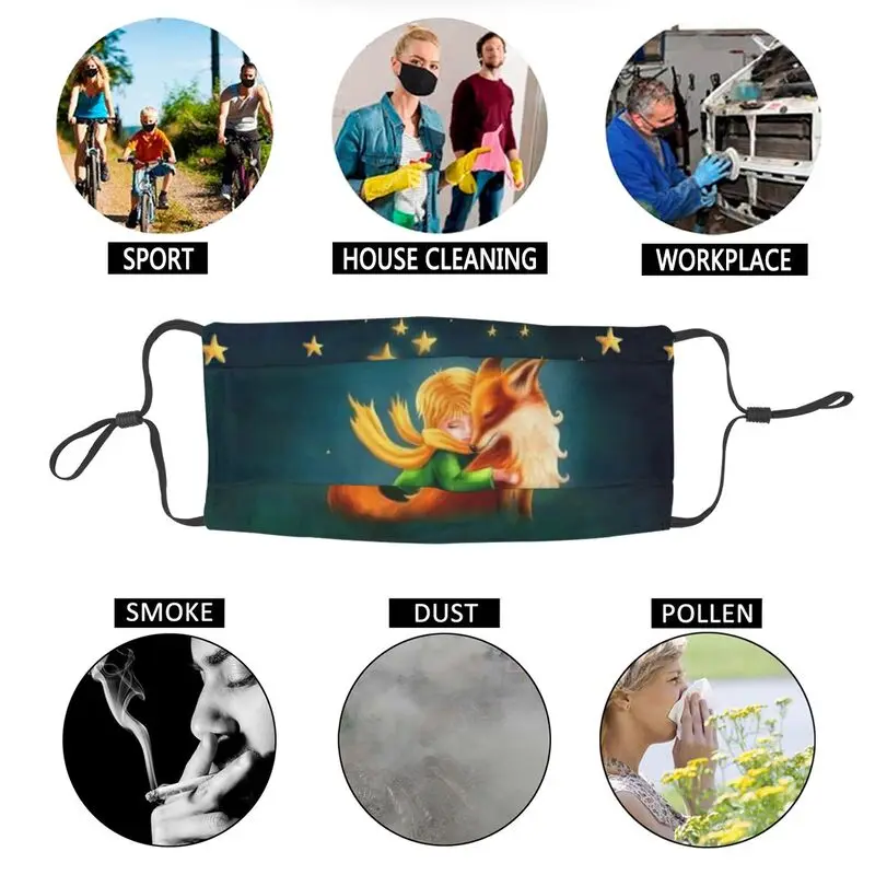 С принтом Маленький принц сказка смываемая маска для лица взрослых и штаны с