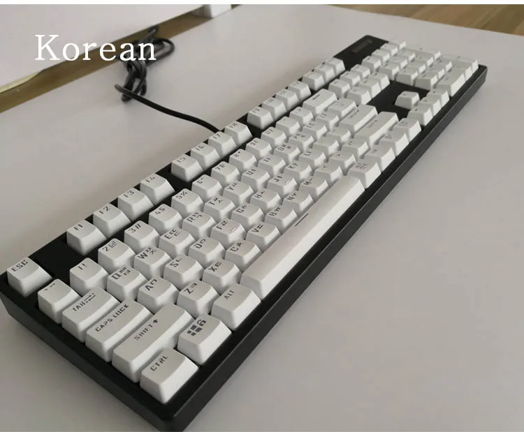 PBT Корейская клавишная крышка s MX Переключатель для logitech Cherry Mx Механическая клавишная крышка 104 клавиш
