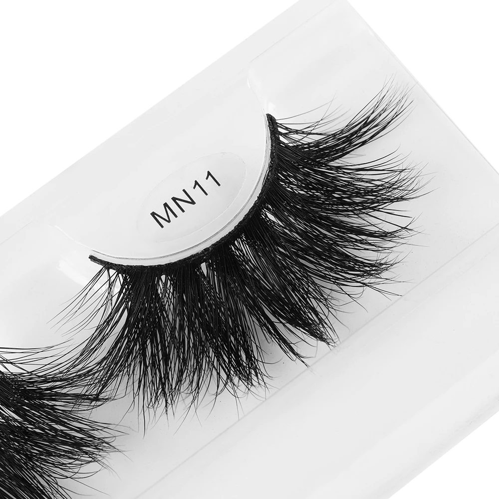 1 пара 27 мм норковые ресницы очень длинные толстые 3D накладные Wispies пушистые без