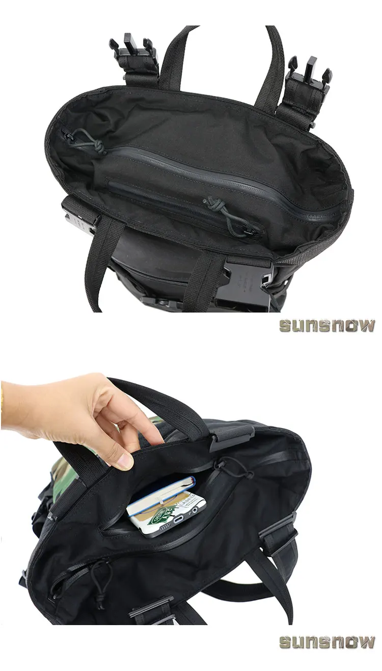 Outdoor Sports Tactics Multifunctional Camouflage Tide Bag Backpack Computer Bag Imported Fabric Multicam Cordura