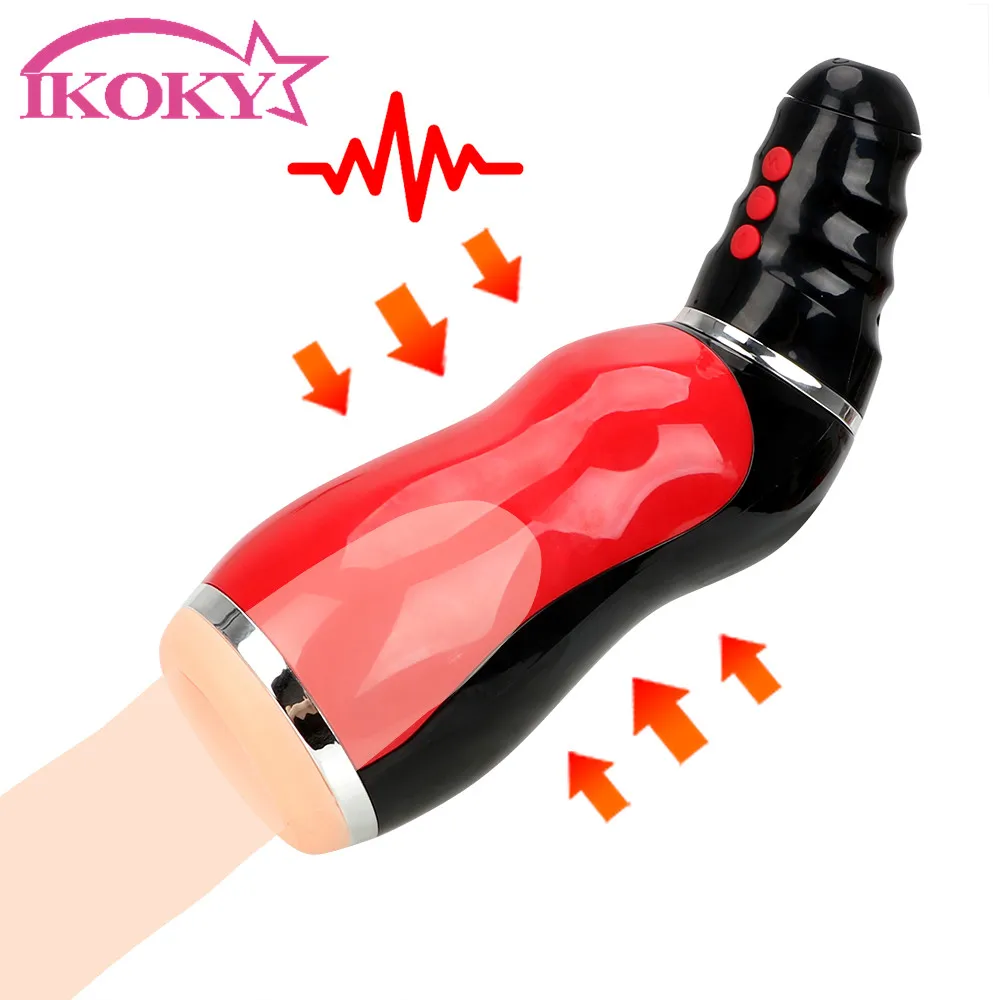 Реалистичная киска IKOKY реальный минет оральный отстой Мужской мастурбатор чашка