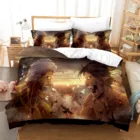Комплект постельного белья из атака на Титанов, односпальный, двойной, полноразмерный Комплект постельного белья из атаки на Титанов, комплект для детской комнаты, 3D 011