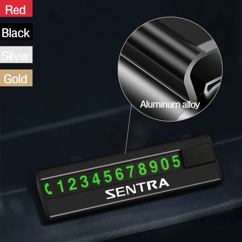 Car Temporary Parking Number Plate Sign Moving Telephone Metal Stop For Nissan Sentra | Автомобили и мотоциклы
