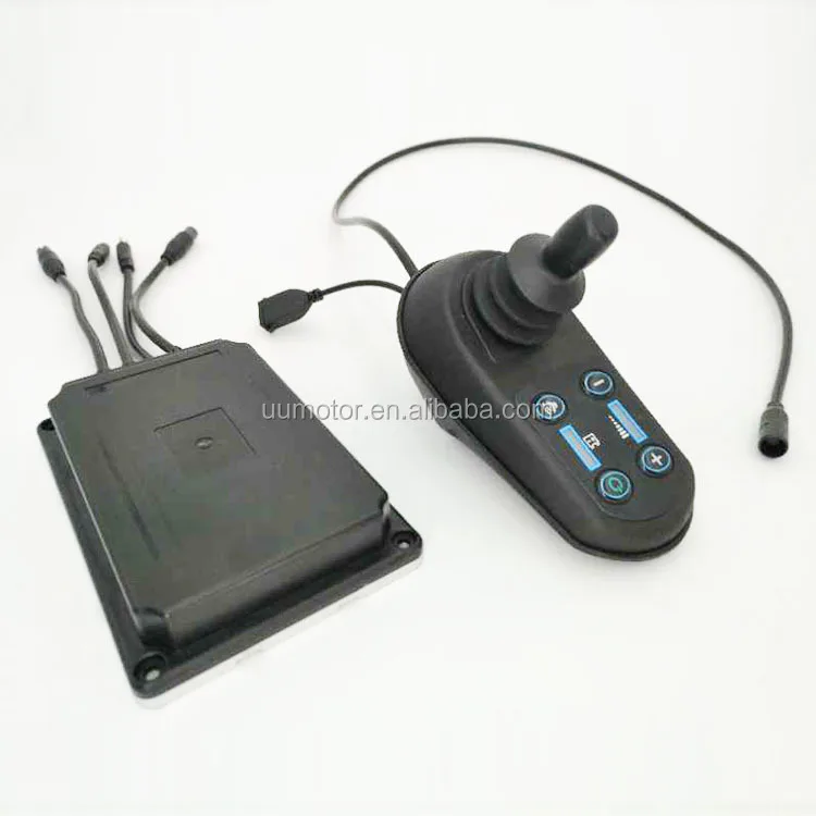 PC programmable FOC 24v-36v-48v 40A dual drive electric wheelchair joystick controller