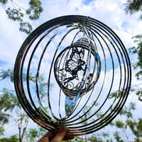 fairy wind chimes stainless steel wind chimes rotating fairy wind spinners weatherproof stainless steel hanging outdoor decor