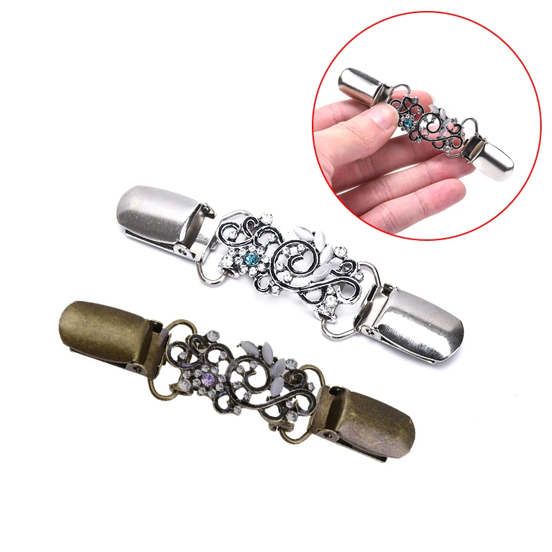 1 шт. кардиган ретро свитер броши шаль блузка воротник зажимы Винтаж Шарф