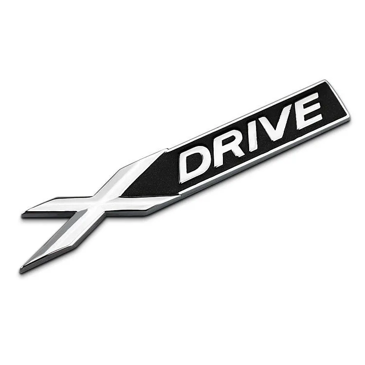 3D металлический хромированный значок X DRIVE эмблема наклейка для BMW 3 4 5 6 7 все серии