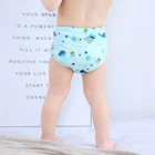 Многоразовые Детские 6-слойные хлопковые тренировочные брюки, тканевые подгузники, дышащие водонепроницаемые шорты для младенцев, нижнее белье, подгузники