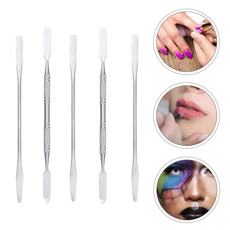 

5pcs Nail Art Mixing Bar Stirring Rod Cosmetic Manicure Stirring Mixing Stick