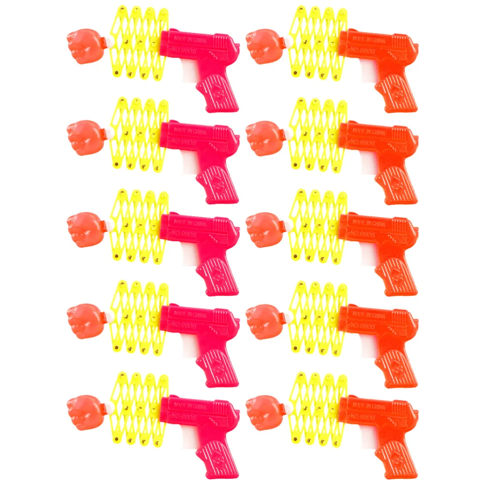 

10 Pcs Handgun Tricky Retractable Fist Trick Guns for Party