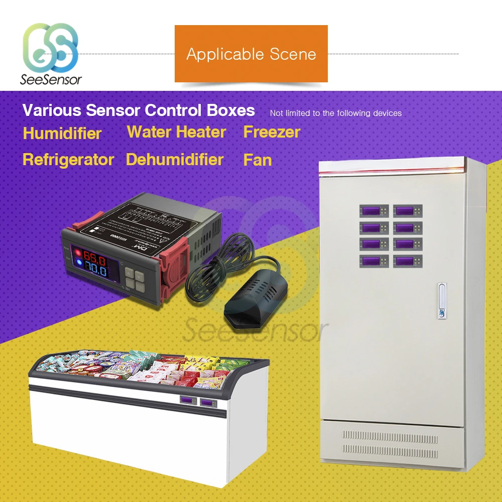 Светодиодный термостат с цифровым регулятором температуры и влажности