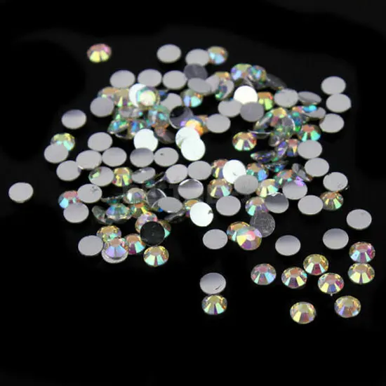 

1000 Pcs Round Flatback Scrapbooking DIY Craft Rhinestone Beads