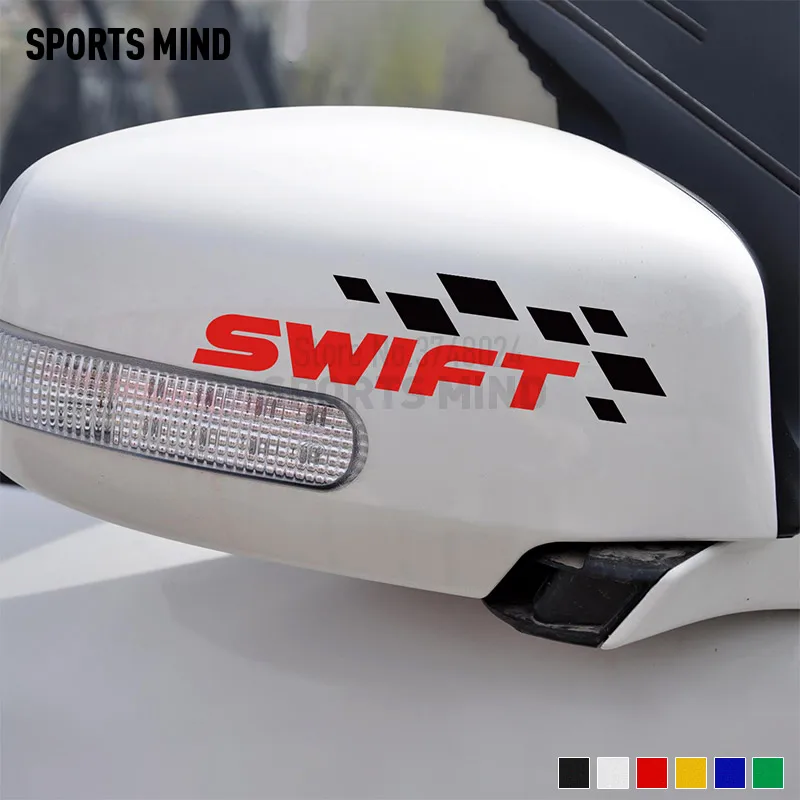 1 пара Виниловая пленка для оклеивания автомобилей Стайлинг Suzuki Swift спортивные