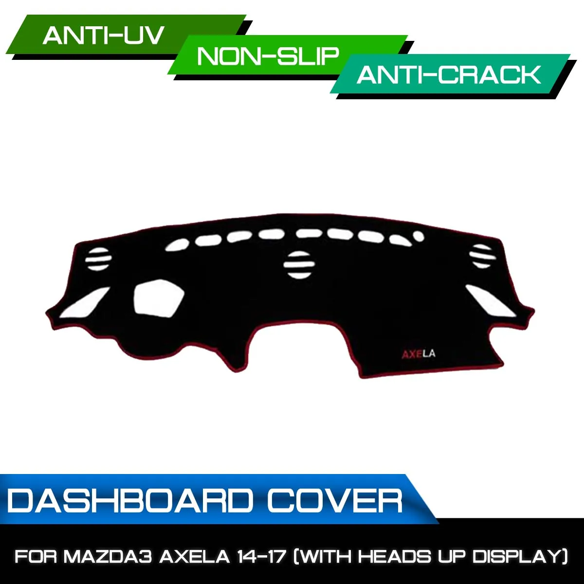 

Коврик для приборной панели автомобиля Mazda 3 Axela 2014, 2015, 2016, 2017, нескользящий коврик с защитой от грязи и ультрафиолета