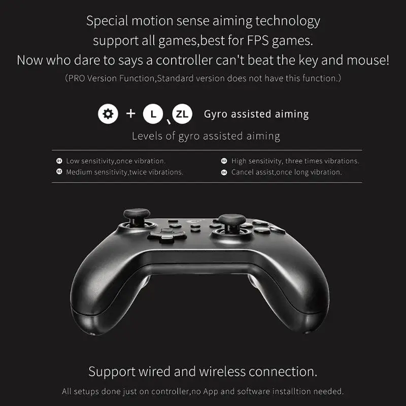Gulikit NS08 NS09 Bluetooth игровой контроллер полное колебание беспроводной джойстик геймпад для NS switch Android Windows горячий