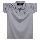 Рубашка-поло мужская летняя, модная брендовая одежда, чистый хлопок, деловой стиль, повседневная, большие 6XL 5XL XXXXL, 2020