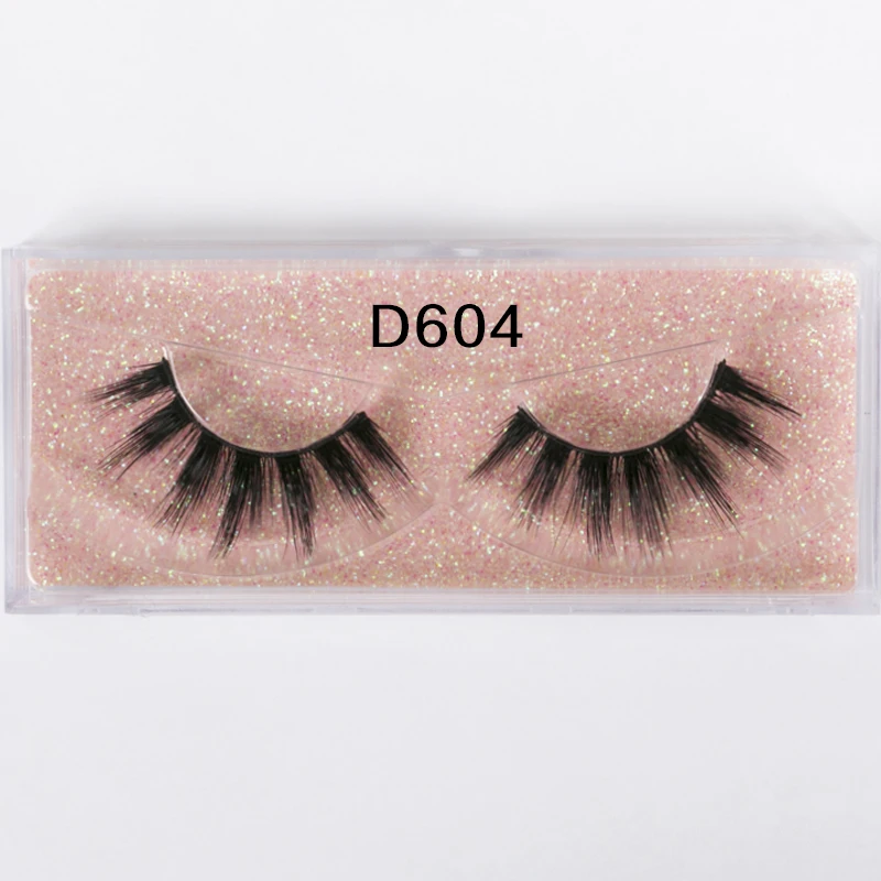 D604 Eyewin ресницы 3D норковые накладные ресницы натуральные длинные ресницы драматические объемные ресницы макияж для ресниц норковые ресницы искусственные ресницы 25 мм ресницы - Цвет: D604