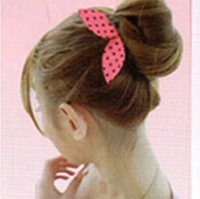 1 шт. щипцы для завивки волос Губка в горошек ролик булочка инструмент укладки |