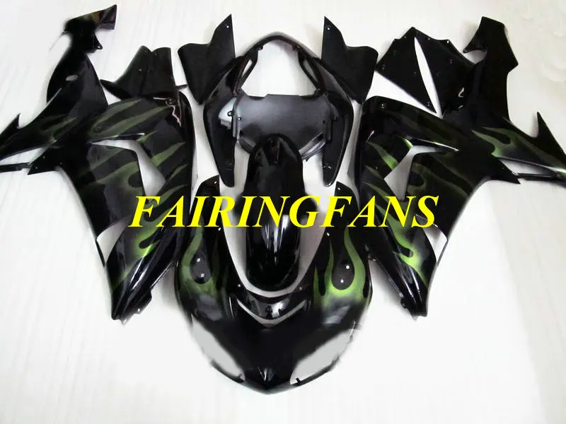 Комплект обтекателей для мотоцикла KAWASAKI Ninja ZX10R 06 07 ZX 10R 2006 2007 черный обтекатель с
