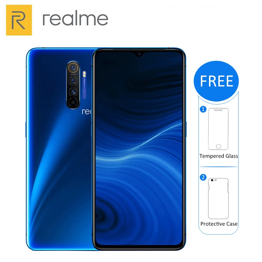 Оригинальный Новый Realme X2 PRO мобильный телефон 64 мегапиксельная четырехъядерная
