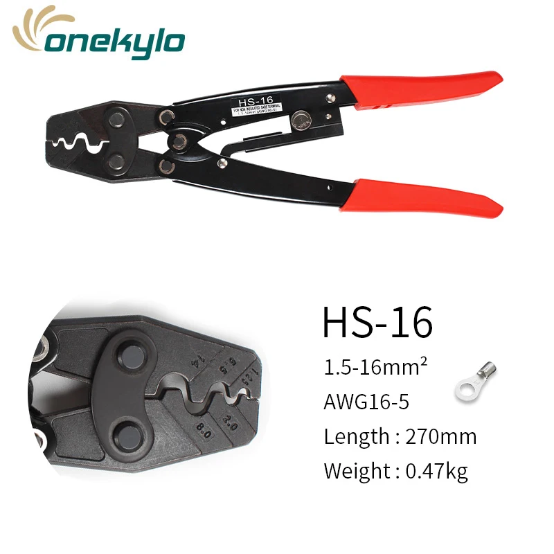 

Клещи для неизолированных клемм CLAMPLUS 0,5-38 мм2