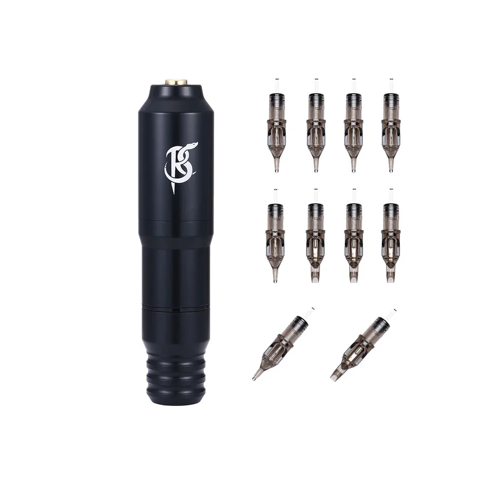 

Роторная татуировочная машинка Rattlesnake, японская машинка с картриджами 10 игл (N1-1)