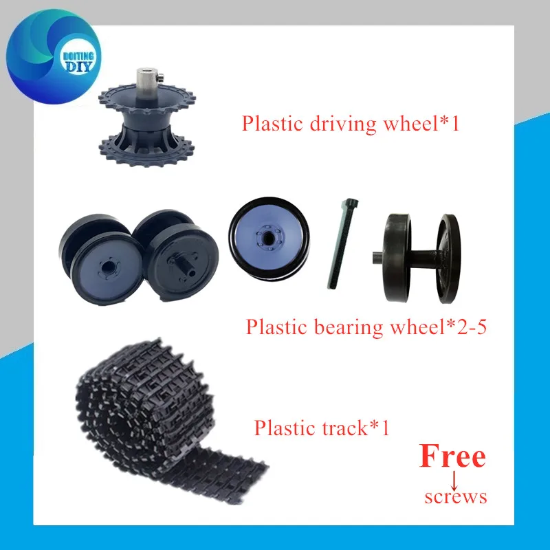 Колесо и аксессуары для шасси резервуара пластиковая гусеница 1 шт. + колесо