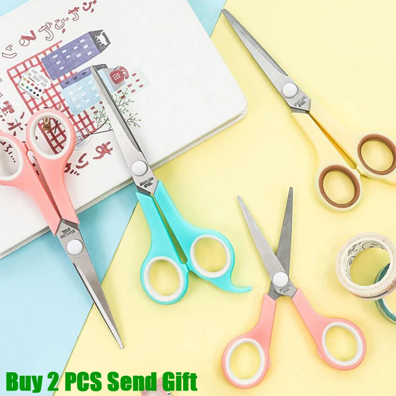 Hot Selling Brand School Student  Paper Cutting Scissors Business Men Office Stationery Scissors Buy 2 PCS Send Gift