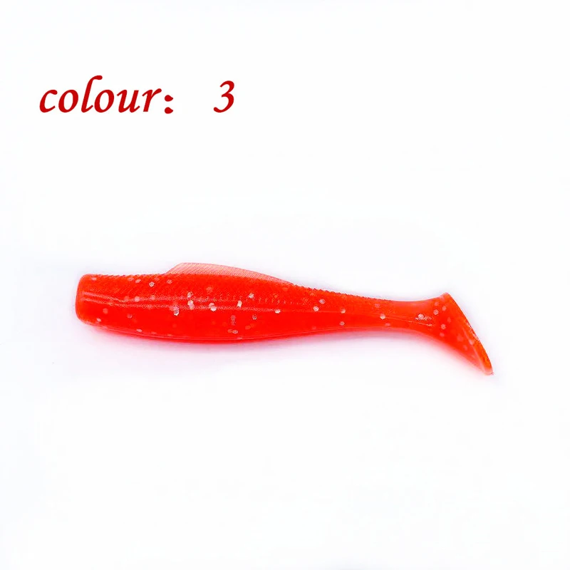 Wokotip 6 шт./лот 8 см 5 г Pesca искусственная мягкая блесна, Япония Shad червь Swimbaits джиг голова для ловли нахлыстом силиконовая резиновая рыбка