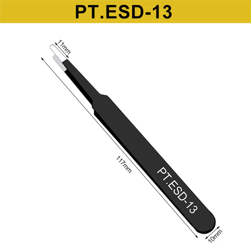 6 шт. антистатические пинцеты из нержавеющей стали|Промышленные пинцеты| |