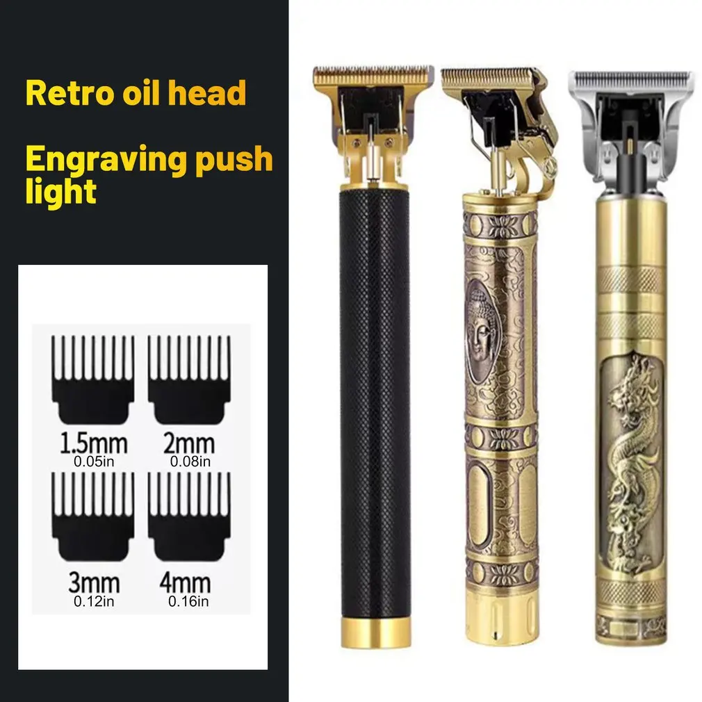 Professional Men's Hair Clipper Dragon Rechargeable Shaver Beard Trimmer Cutting Machine Barber |