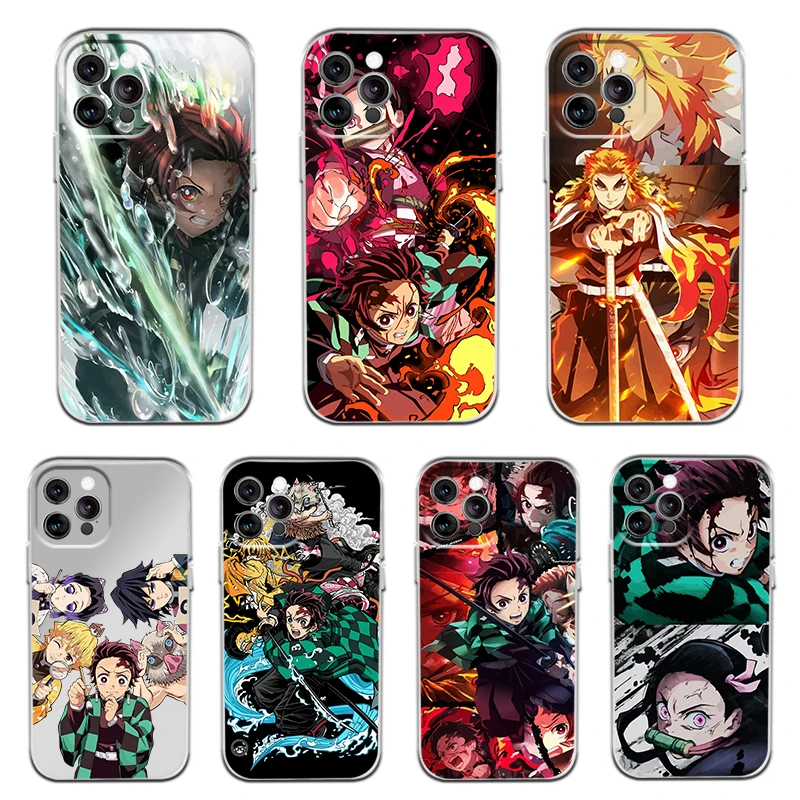 

Personalized Popular Japan Anime For Apple Iphone 13 Pro Max Case Fashion Rear Shell Back Cover Transparent Luxury NOHON Design