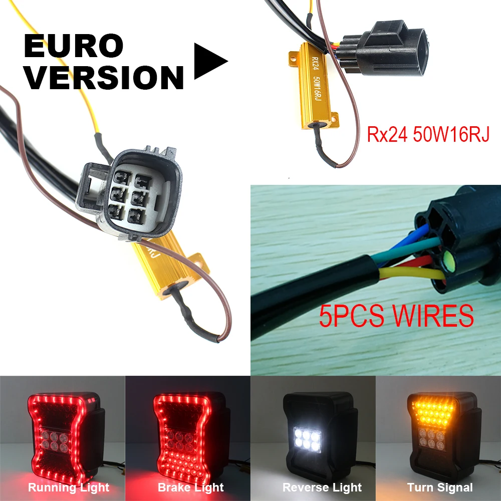 Новый 2019 светодиодный задний фонарь задние фонари тормоза обратный светильник
