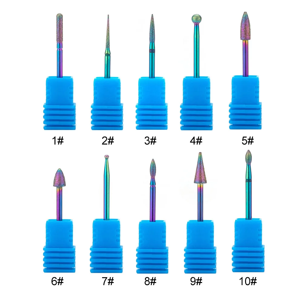 Профессиональный полировальный шлифовальный инструмент для ногтей с цветной