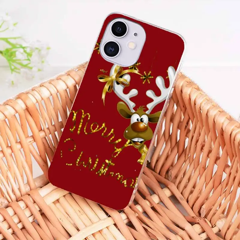 

Merry Christmas Phone Case For Iphone 11 12 PRO MAX X XS XR 6S 8 PLUS SE 2020 For Iphone 11 Case