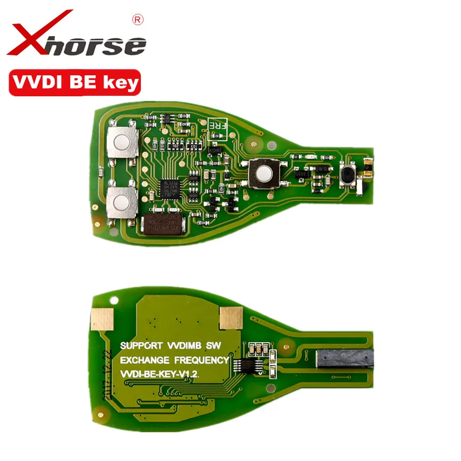 Оригинальная улучшенная версия XHORSE VVDI BE Key pro с умным корпусом для ключей 3 кнопки