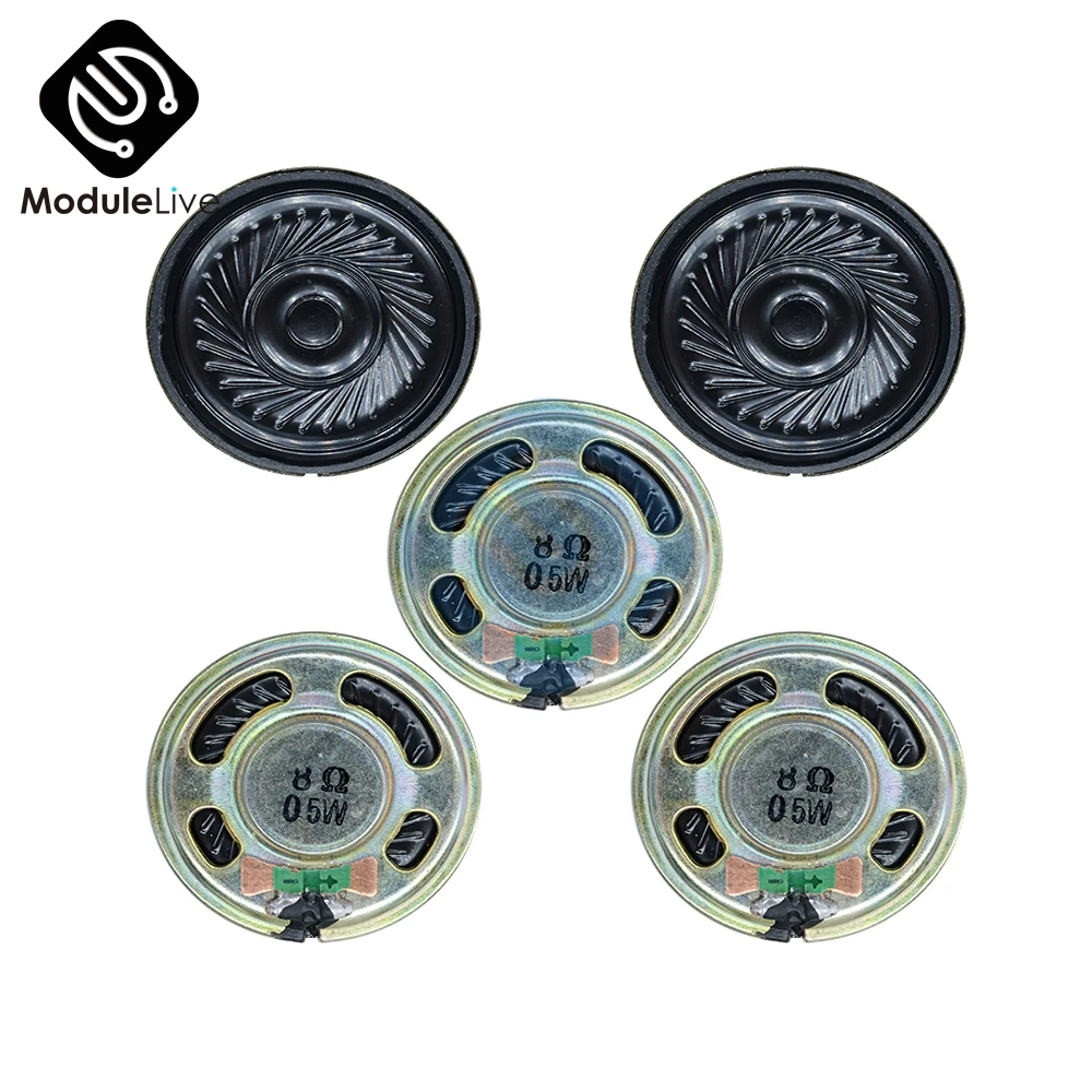 5Pcs 8 Degree 0.5W Small Trumpet 36mm Diameter Loudspeaker Loud Speaker 36 MM For Stereo | Instrument Parts & Accessories