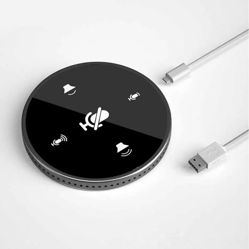 

USB всенаправленный конденсаторный микрофон для конференц-связи Громкоговоритель Высокая чувствительность голосовое подключение для ПК но...