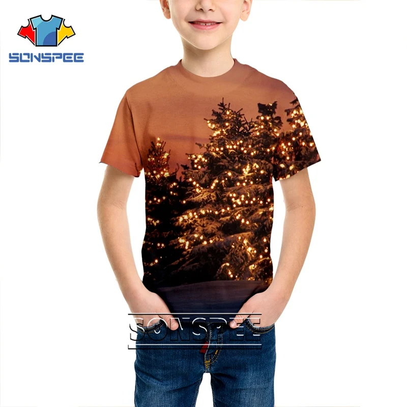 18 Fashion T-shirt 3D print Christmas Shirts Men Women Anime Child Streetwear Santa Claus T shirt Harajuku Kids Tshirt Xmas Clothes - Цвет: 18
