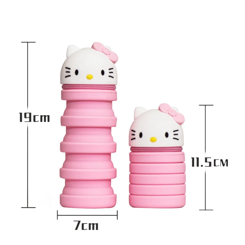 Милый телескопический держатель для макияжа ручка сумка канцелярские