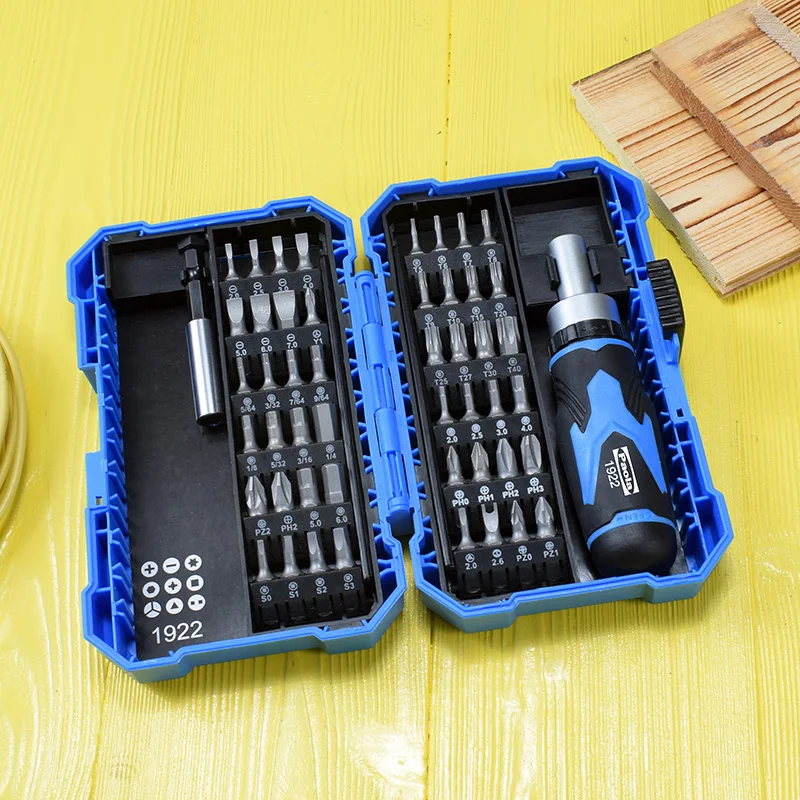 Набор отверток с храповым механизмом хромованадиевая сталь 51 шт. | Инструменты