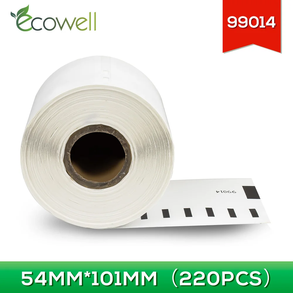 

Ecowell 1roll Address Sticker Thermal Paper compatible Dymo LW 99014 Label roll for DYMO LabelWriter 450 450 Turbo 4XL printer