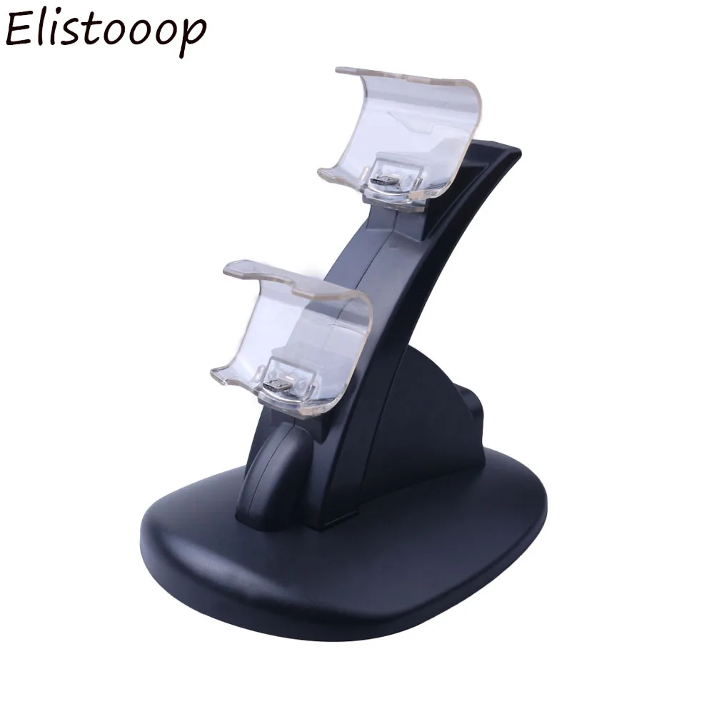 LED Dual Controller Charger + Micro USB charging Cable Charging Dock Station Stand for Sony Playstation 4 PS4 | Электроника