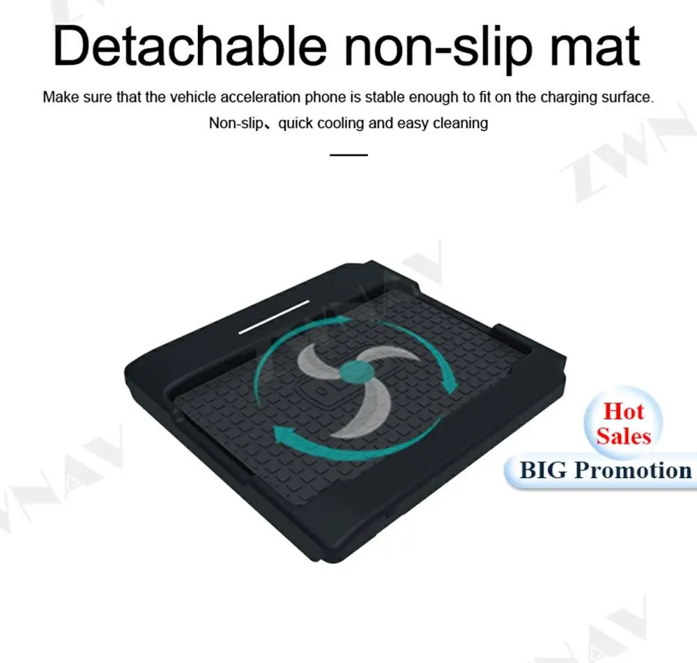 QI автомобильное беспроводное зарядное устройство Быстрая зарядка для Lexus NX 2015 2016