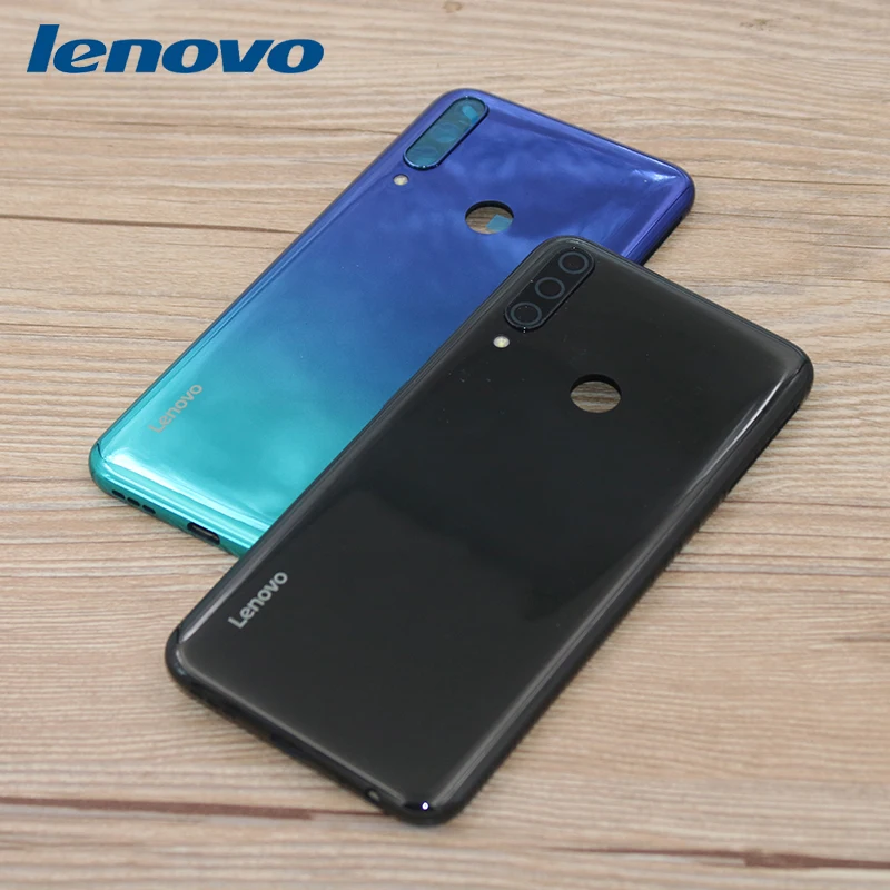 

Оригинальная задняя крышка батарейного отсека Lenovo K10 Plus, корпус, задние части со стеклом для камеры + логотип