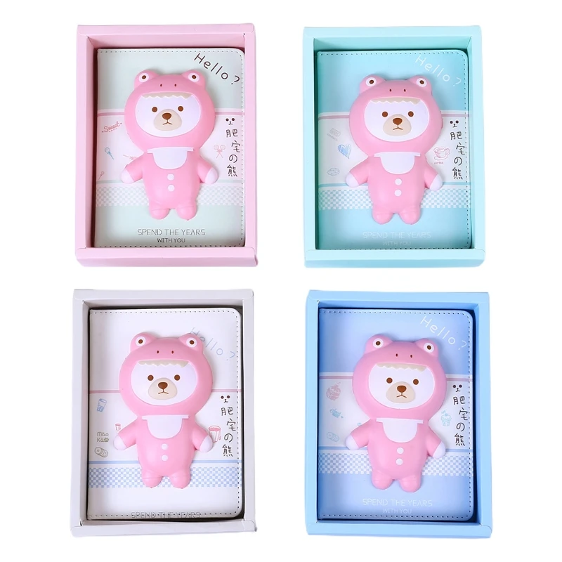 

Slow Rebound Stress Relief Notebook Cartoon Decompression Notepad Diary Book 1XCB