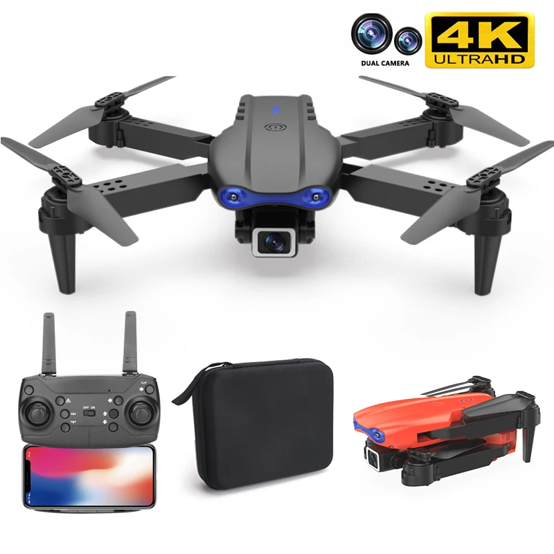 

New E99 PRO RC drone 4K HD Dual Camera GPS WiFi FPV Foldable automatic Return Professional aerial Drone PK F11 drone