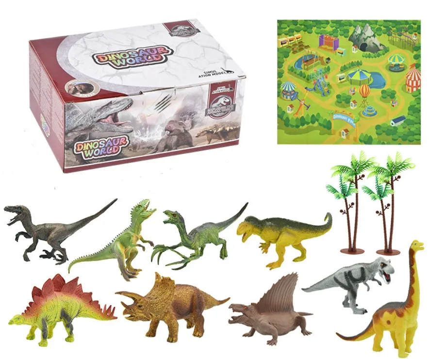 Динозавр парка Юрского периода игрушка pterosouria Triceratops Indomirus T Rex мир динозавров