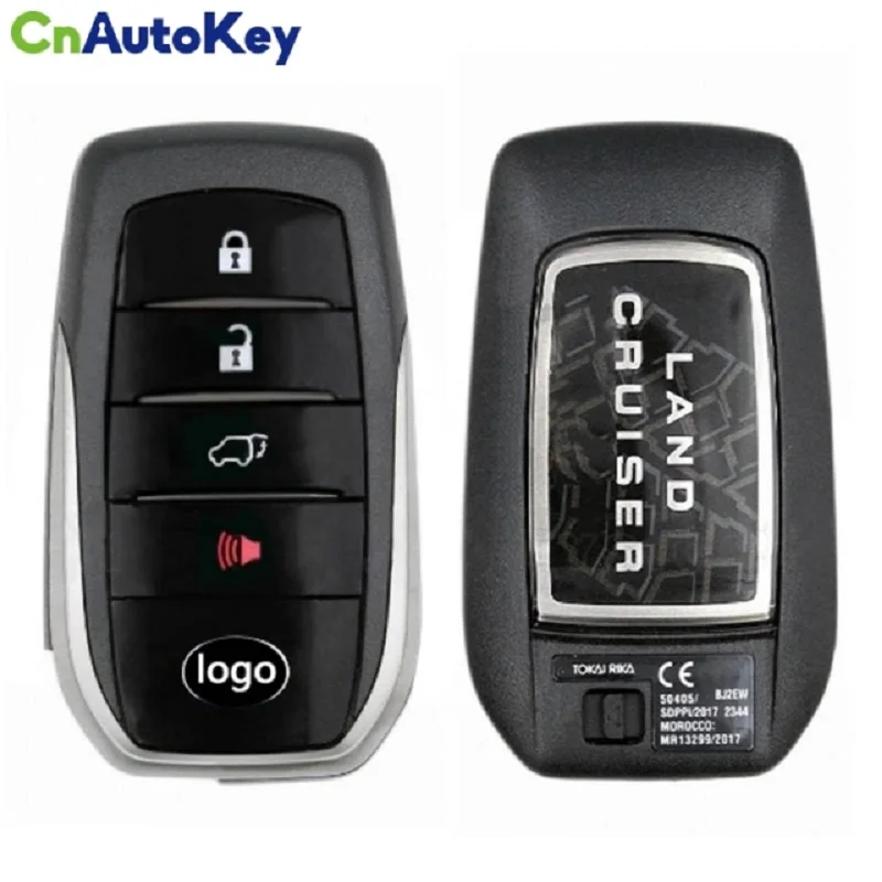 

CN007245 For Toyota Land Cruiser 2018 Smart Key Remote 4 Buttons 433MHz 89904-60N20 89904-60N21 89904-60N70 FCC ID BJ2EW PA