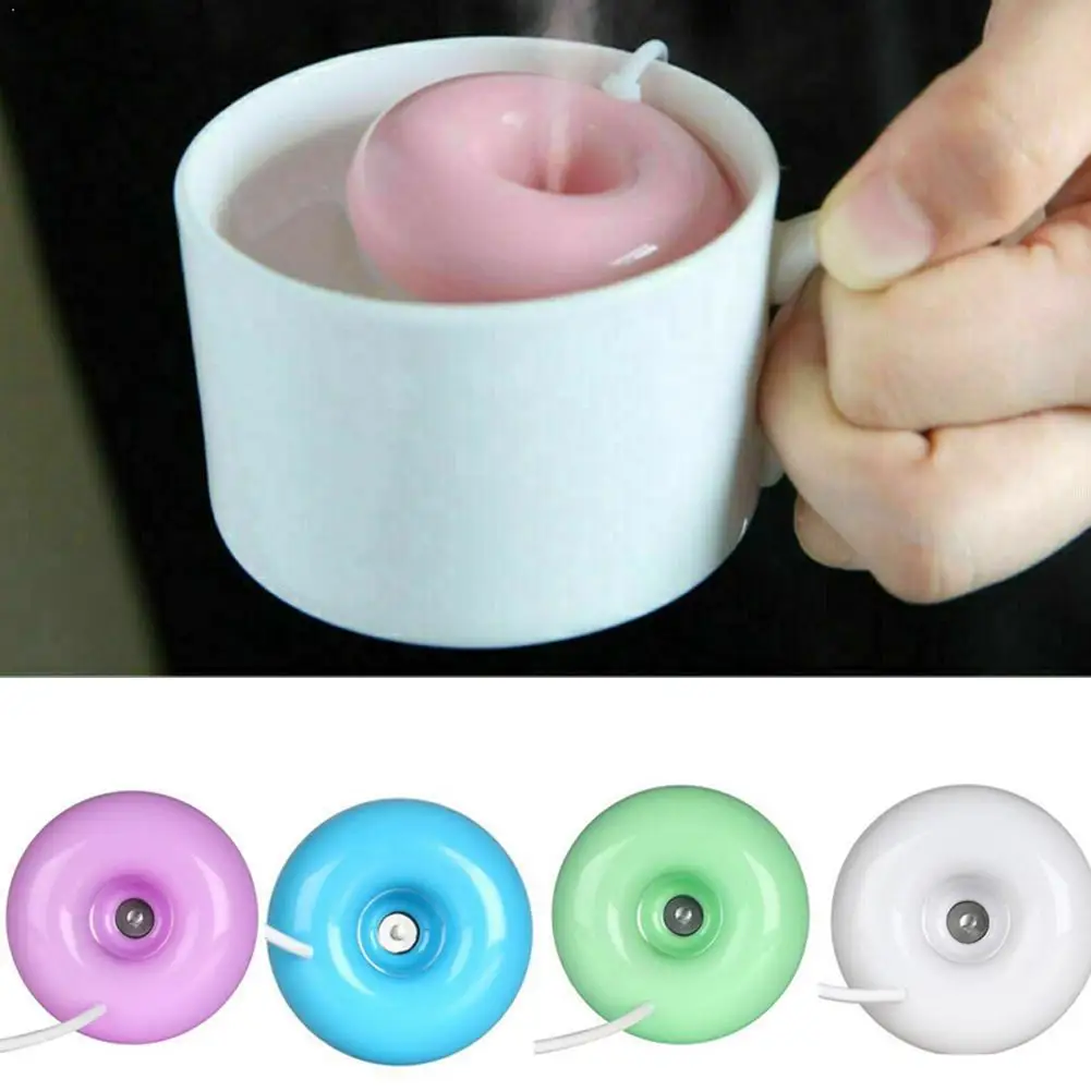 Мини Портативный USB увлажнитель воздуха в форме пончика очиститель